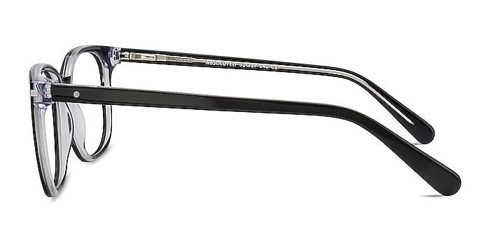 Absolutely Noir Acétate Montures de lunettes de vue d'EyeBuyDirect