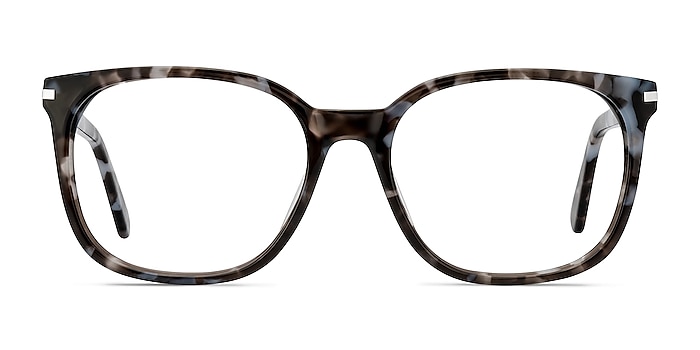 Absolutely Gray Floral Acétate Montures de lunettes de vue d'EyeBuyDirect