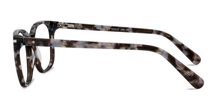 Absolutely Gray Floral Acétate Montures de lunettes de vue d'EyeBuyDirect
