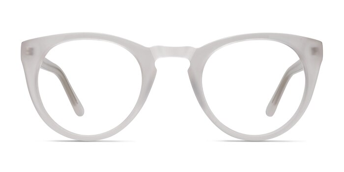 Lynx Blanche Acétate Montures de lunettes de vue d'EyeBuyDirect
