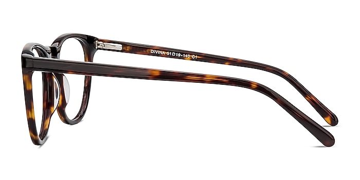 Divina Tortoise Acetate Eyeglass Frames from EyeBuyDirect