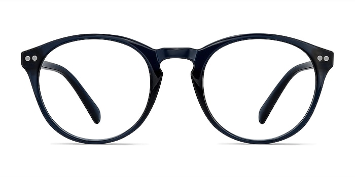 Revolution Navy Plastic Eyeglass Frames from EyeBuyDirect