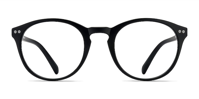 Revolution Matte Black Plastic Eyeglass Frames from EyeBuyDirect