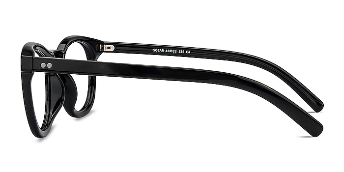 Solar Black Plastic Eyeglass Frames from EyeBuyDirect