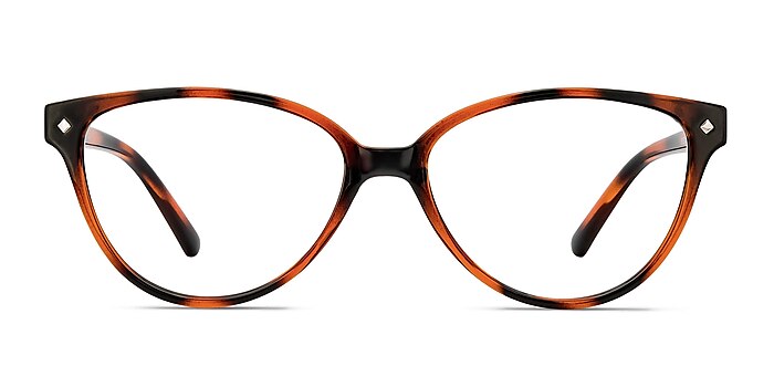 Dame Tortoise Plastic Eyeglass Frames from EyeBuyDirect