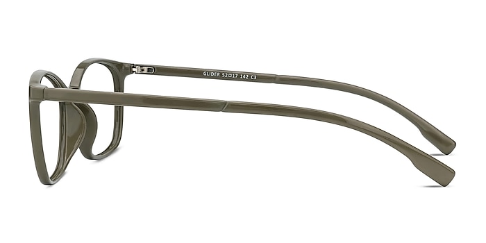 Glider Olive Green Plastique Montures de lunettes de vue d'EyeBuyDirect