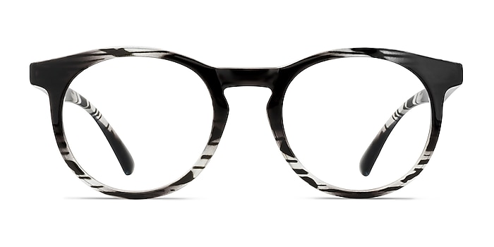 Thrill Black clear Plastique Montures de lunettes de vue d'EyeBuyDirect