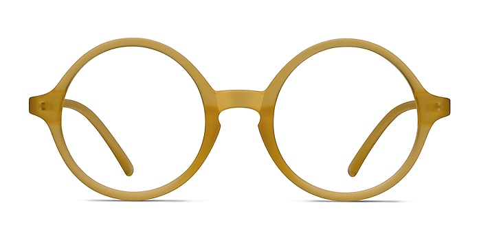 Years Frosted Yellow Plastic Eyeglass Frames from EyeBuyDirect