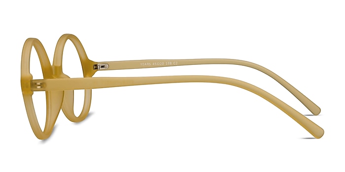 Years Frosted Yellow Plastique Montures de lunettes de vue d'EyeBuyDirect