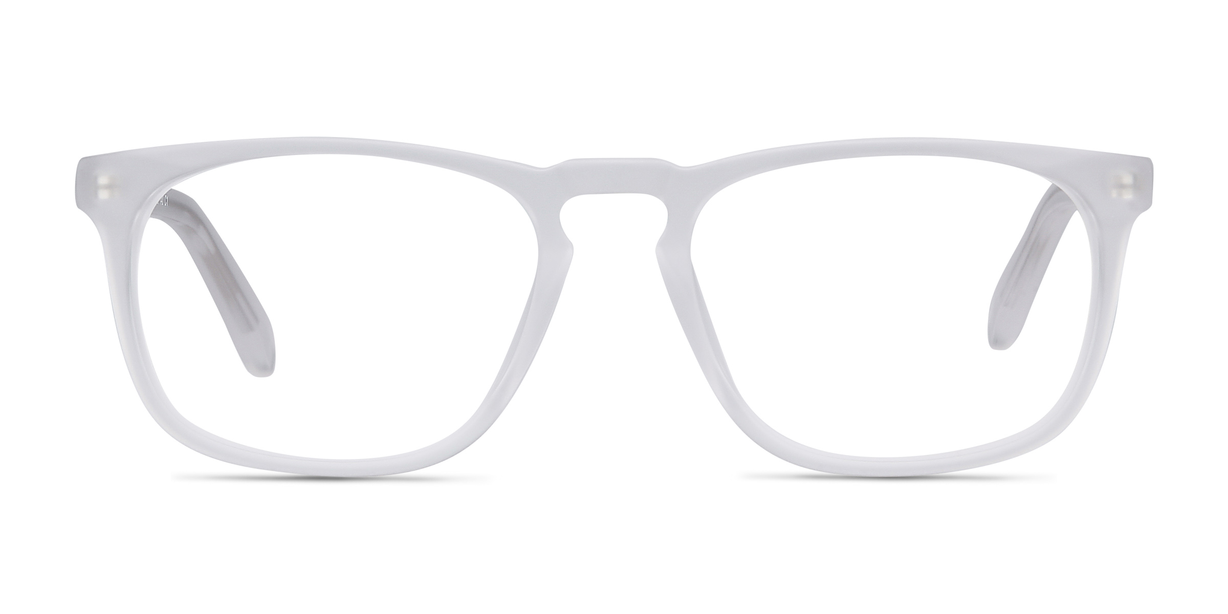 Rhode Island Rectangle Matte Clear Full Rim Eyeglasses Eyebuydirect