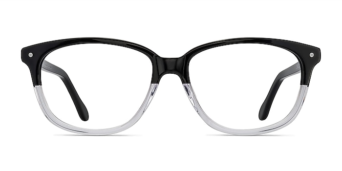 Escape Clear Black Acetate Eyeglass Frames from EyeBuyDirect