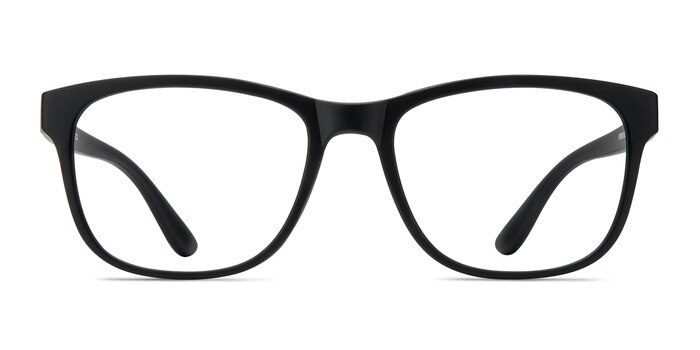 Milo Matte Black Plastique Montures de lunettes de vue d'EyeBuyDirect