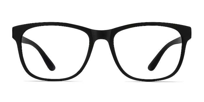 Milo Matte Black Plastique Montures de lunettes de vue d'EyeBuyDirect