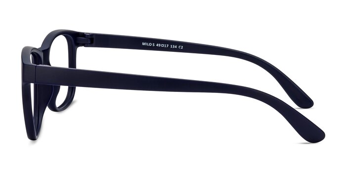 Milo Matte Navy Plastique Montures de lunettes de vue d'EyeBuyDirect