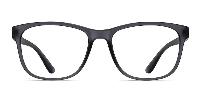 Milo Matte Gray Plastique Montures de lunettes de vue d'EyeBuyDirect