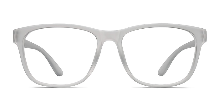 Milo Frosted Clear Plastique Montures de lunettes de vue d'EyeBuyDirect