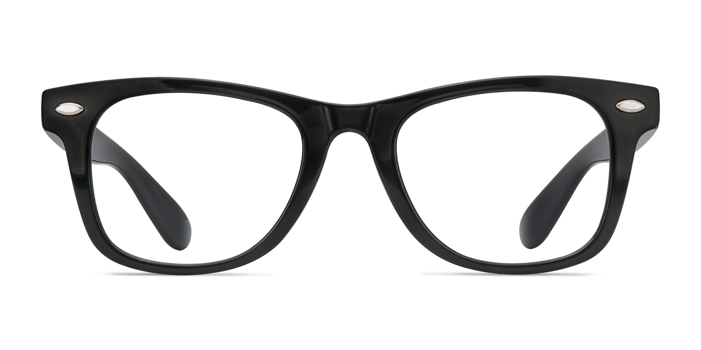 Atlee Rectangle Black Full Rim Eyeglasses | Eyebuydirect