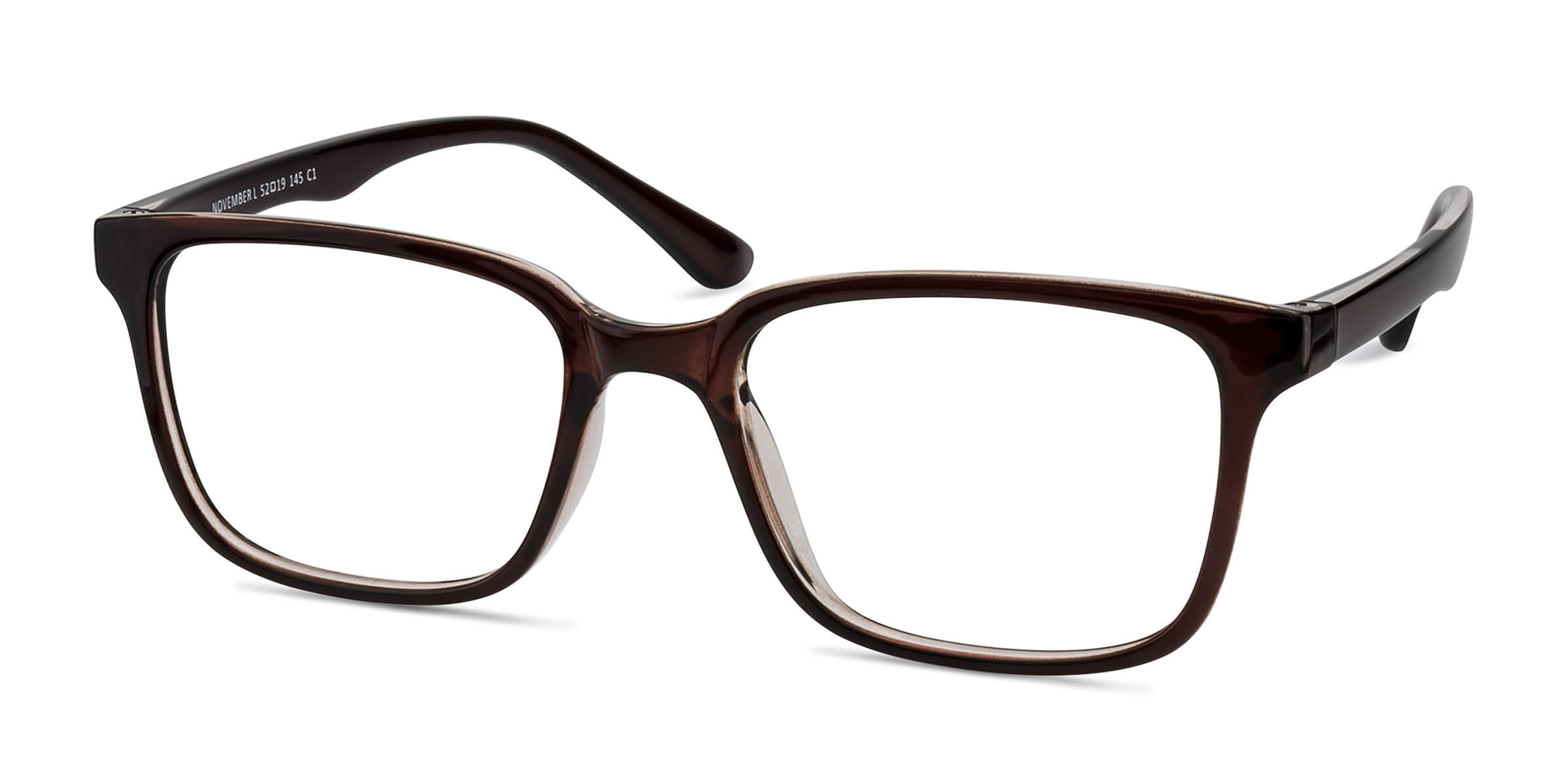 November Rectangle Brown Full Rim Eyeglasses Eyebuydirect Canada