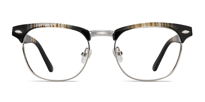Coexist Striped Metal Eyeglass Frames from EyeBuyDirect