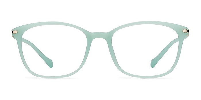 Nola Mint Frost Plastic Eyeglass Frames from EyeBuyDirect