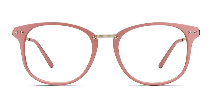 Cosmo Pink Metal Eyeglass Frames from EyeBuyDirect