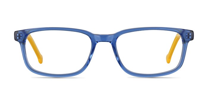 Totes Blue Clear Acétate Montures de lunettes de vue d'EyeBuyDirect