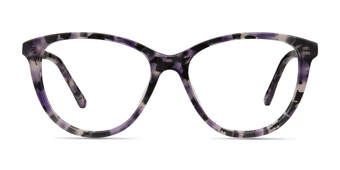 Lancet Purple Floral Acétate Montures de lunettes de vue d'EyeBuyDirect
