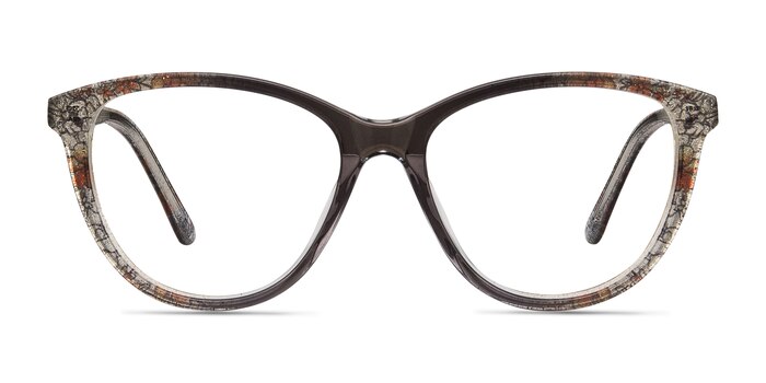 Lancet Clear Floral Acétate Montures de lunettes de vue d'EyeBuyDirect