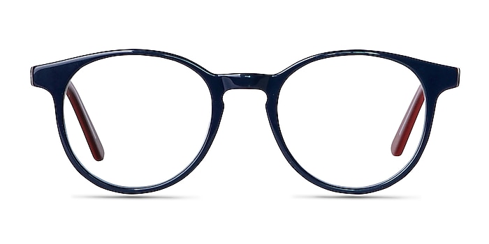 Lariat Bleu marine  Acétate Montures de lunettes de vue d'EyeBuyDirect