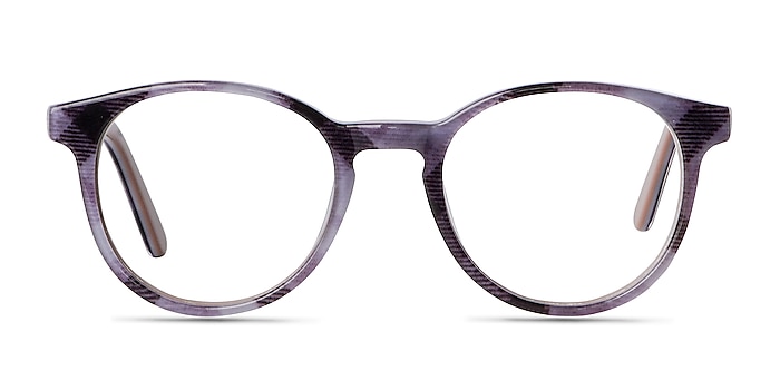 Lariat Rayures Acétate Montures de lunettes de vue d'EyeBuyDirect