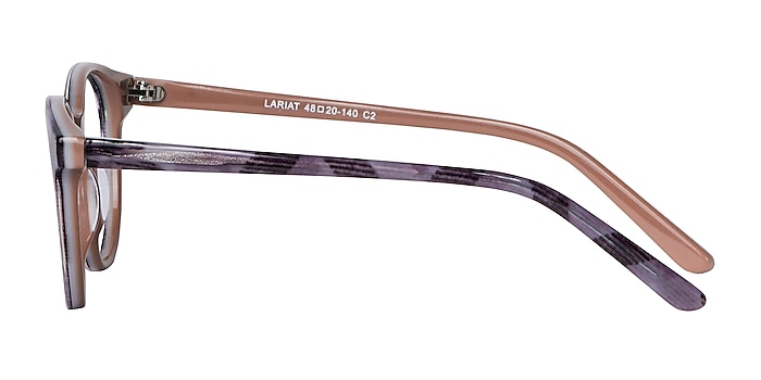 Lariat Striped Acetate Eyeglass Frames from EyeBuyDirect