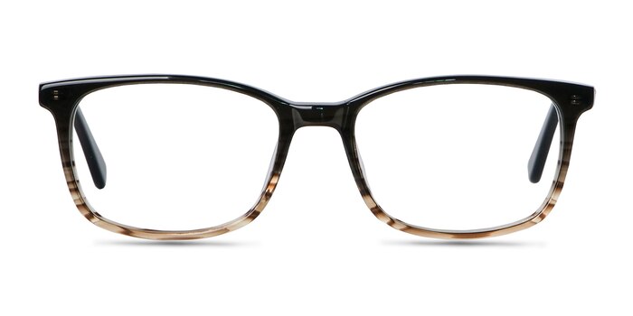 Botanist Gray Brown Acétate Montures de lunettes de vue d'EyeBuyDirect