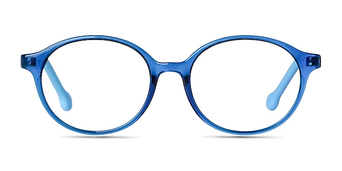 Daylight Clear Blue Plastic Eyeglass Frames from EyeBuyDirect