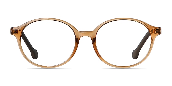 Daylight Clear Brown Plastic Eyeglass Frames from EyeBuyDirect