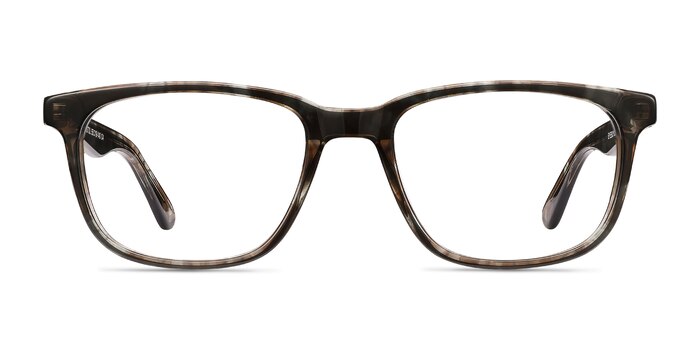 Bristol Gray Floral Acetate Eyeglass Frames from EyeBuyDirect