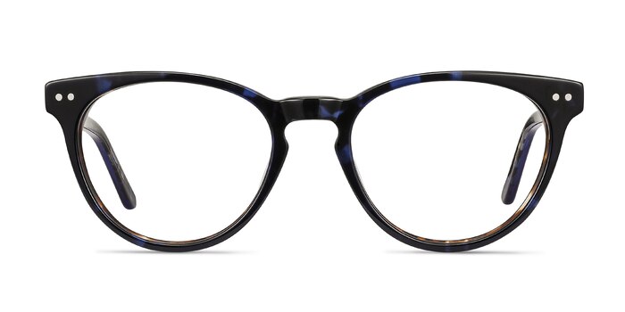 Notting Hill Blue Floral Acetate Eyeglass Frames from EyeBuyDirect