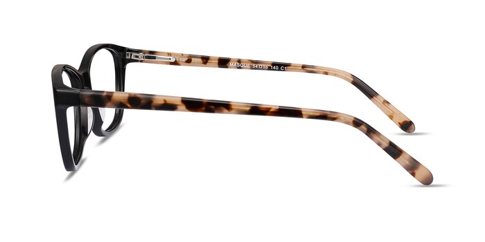 Masque Black Acetate Eyeglass Frames from EyeBuyDirect