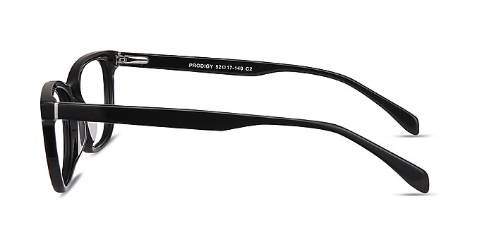 Prodigy Noir Acétate Montures de lunettes de vue d'EyeBuyDirect