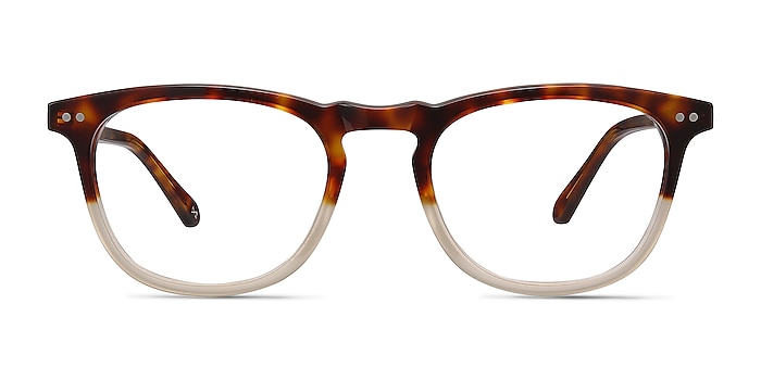 Illusion Tortoise Clear Acetate Eyeglass Frames from EyeBuyDirect