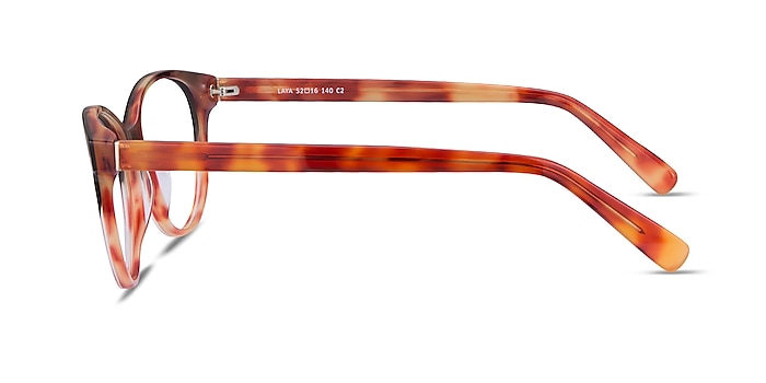Laya Red Tortoise Acetate Eyeglass Frames from EyeBuyDirect
