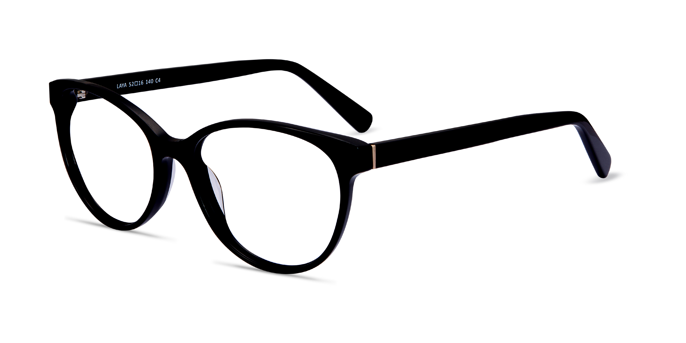 Laya Oval Black Glasses for Women Eyebuydirect