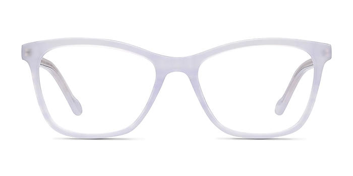 Cannes Clear Purple Acetate Eyeglass Frames from EyeBuyDirect
