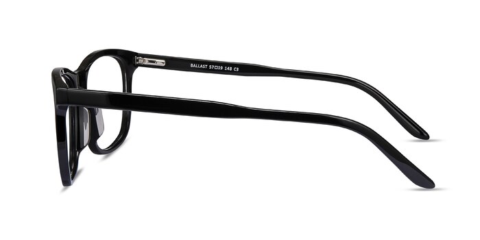 Ballast Black Acetate Eyeglass Frames from EyeBuyDirect
