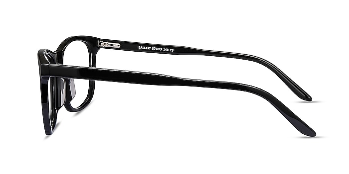 Ballast Black Acetate Eyeglass Frames from EyeBuyDirect