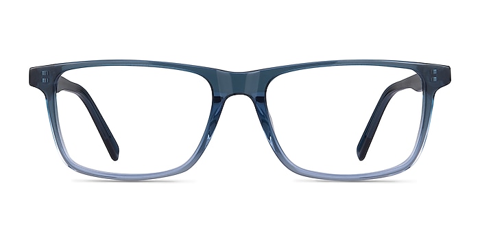 Mariner Clear Blue Acetate Eyeglass Frames from EyeBuyDirect