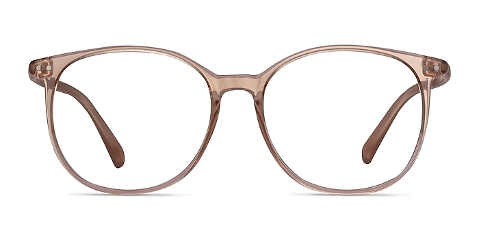 Lucia Champagne Plastique Montures de lunettes de vue d'EyeBuyDirect