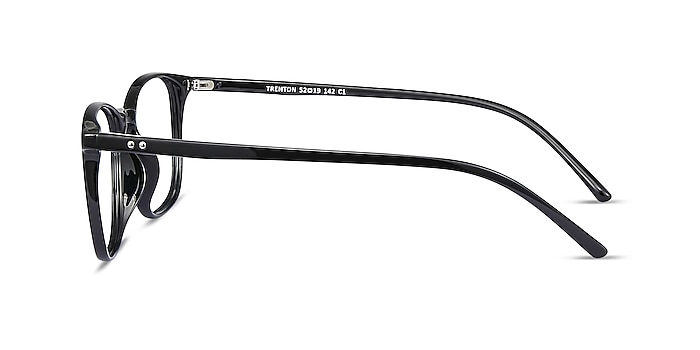 Trenton Black Plastic Eyeglass Frames from EyeBuyDirect