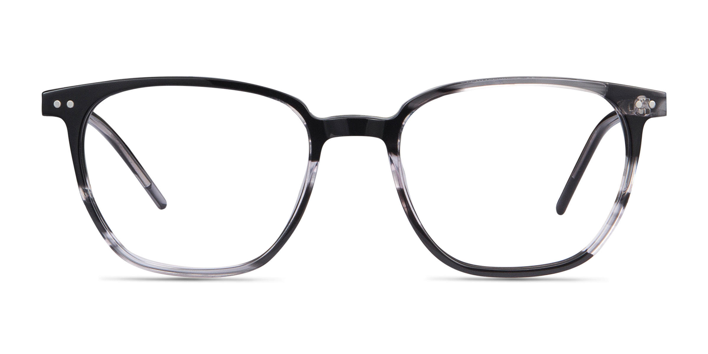 Regalia Square Gray Striped Full Rim Eyeglasses | Eyebuydirect