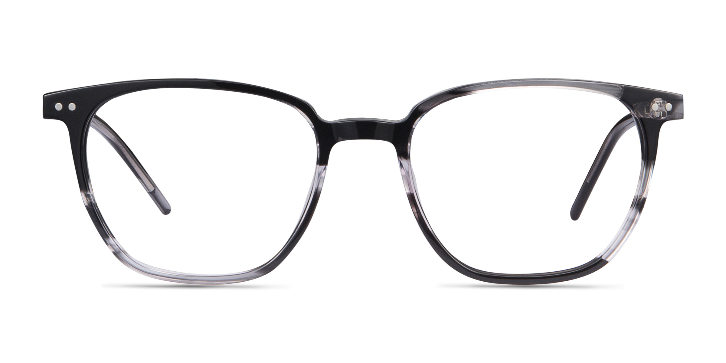 Regalia Square Gray Striped Full Rim Eyeglasses Eyebuydirect Canada
