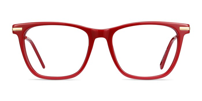 Sebastian Burgundy Acetate-metal Montures de lunettes de vue d'EyeBuyDirect
